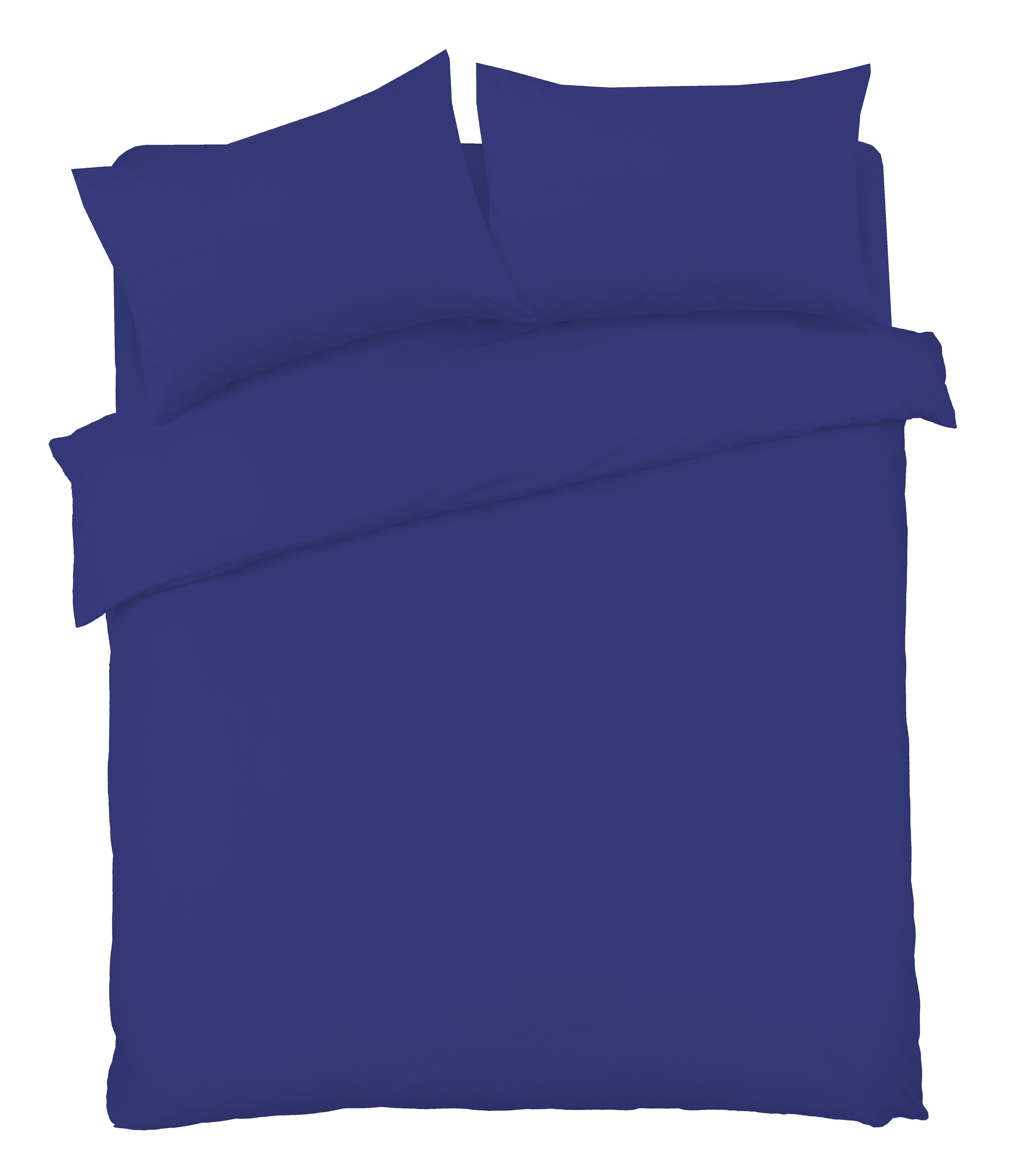 Basics Luxury Cotton-Rich Duvet Set Soft and Durable Bedding Available in Single Double King Super King Sizes Elegant Color Options