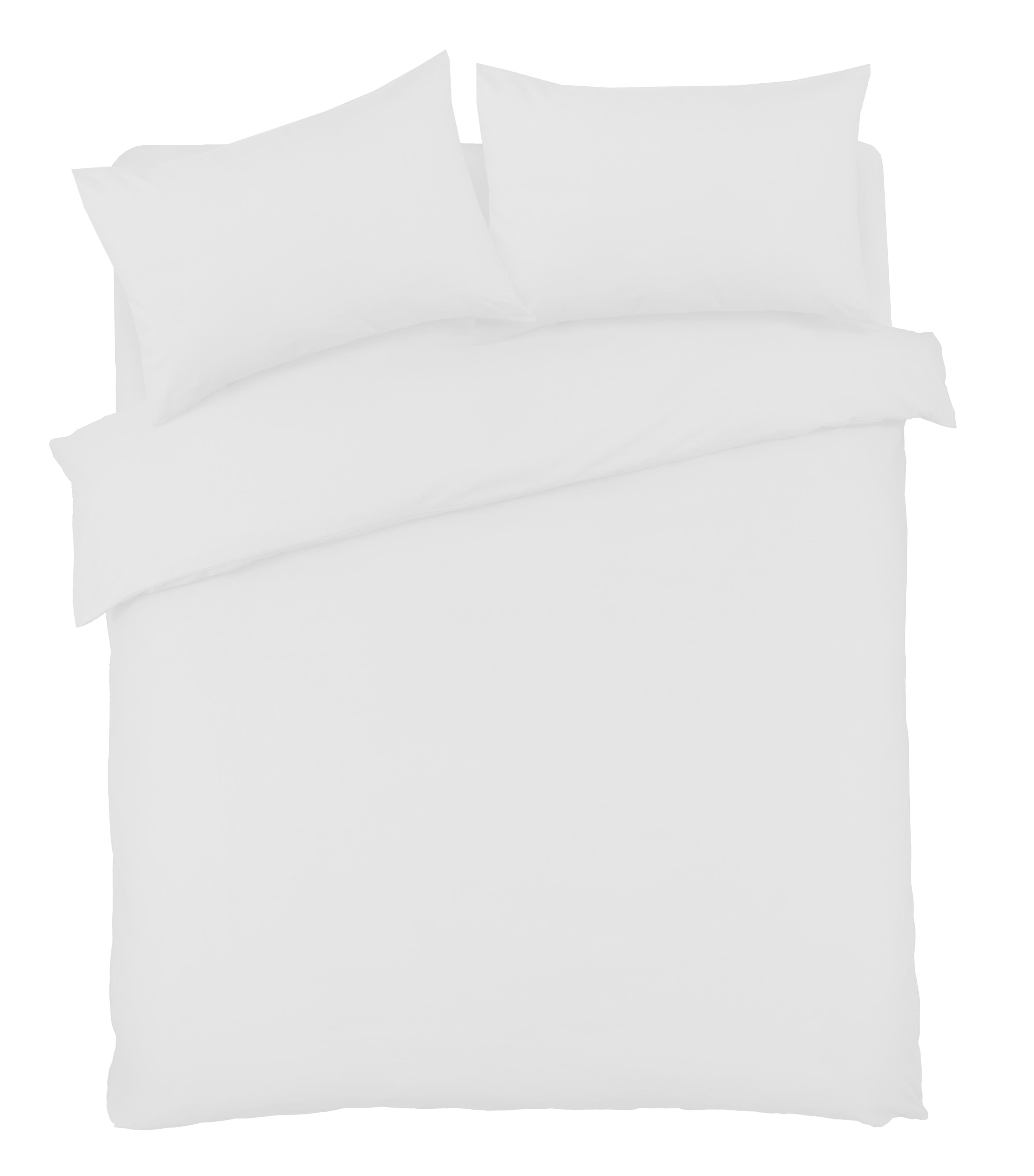 Basics Luxury Cotton-Rich Duvet Set Soft and Durable Bedding Available in Single Double King Super King Sizes Elegant Color Options