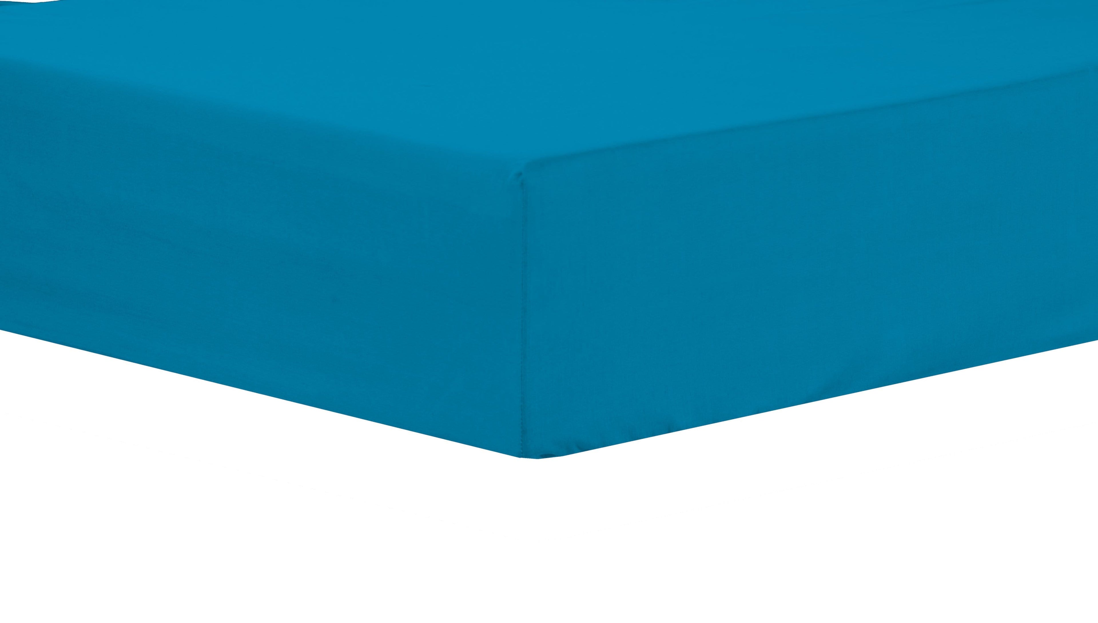 Basics Super Soft Durable Fitted Sheet High-Quality Indus Valley Cotton Linen Elasticated for Perfect Fit Multiple Sizes and Colours OEKO-TEX Certified Bedding