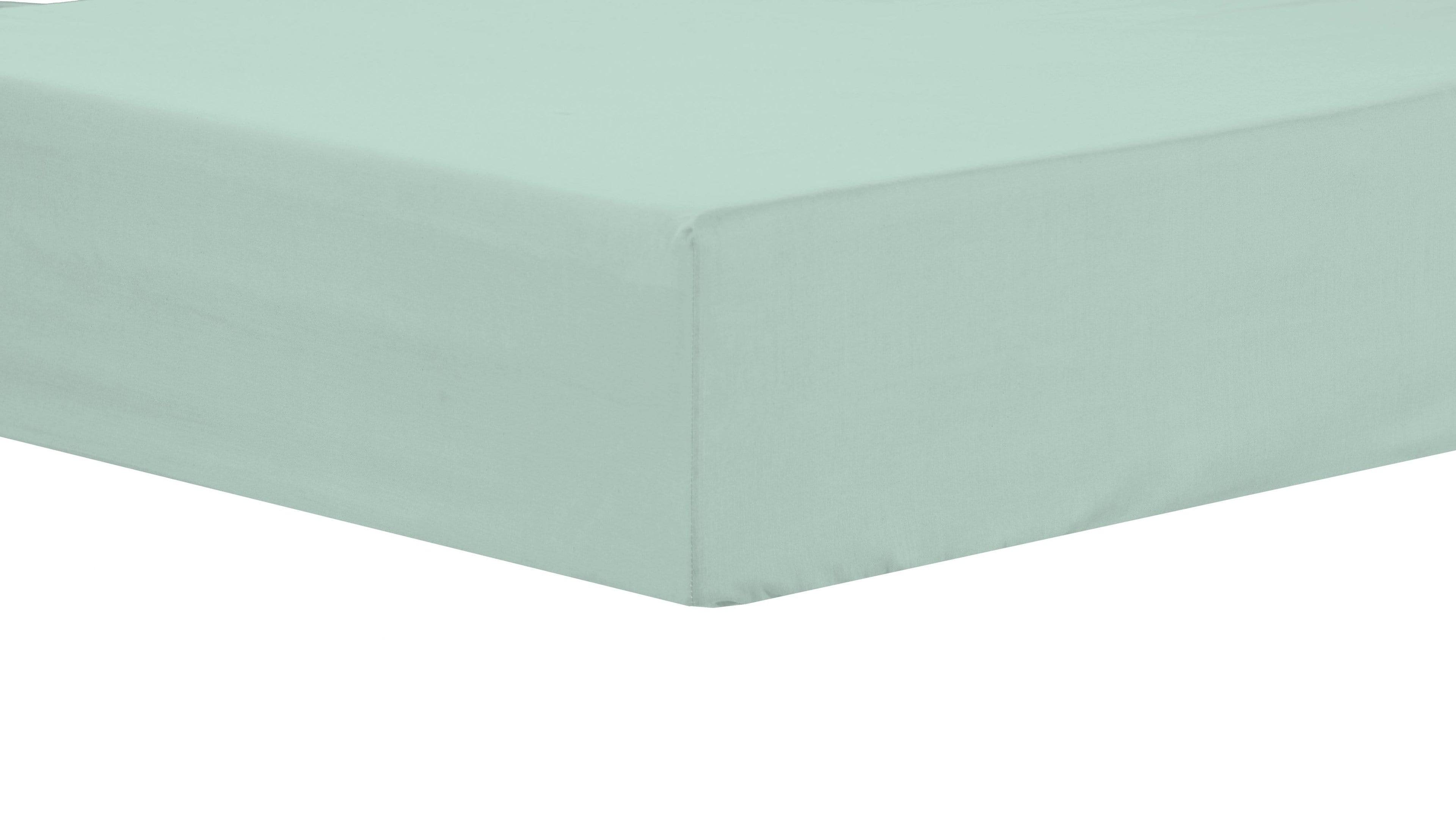 Basics Super Soft Durable Fitted Sheet High-Quality Indus Valley Cotton Linen Elasticated for Perfect Fit Multiple Sizes and Colours OEKO-TEX Certified Bedding