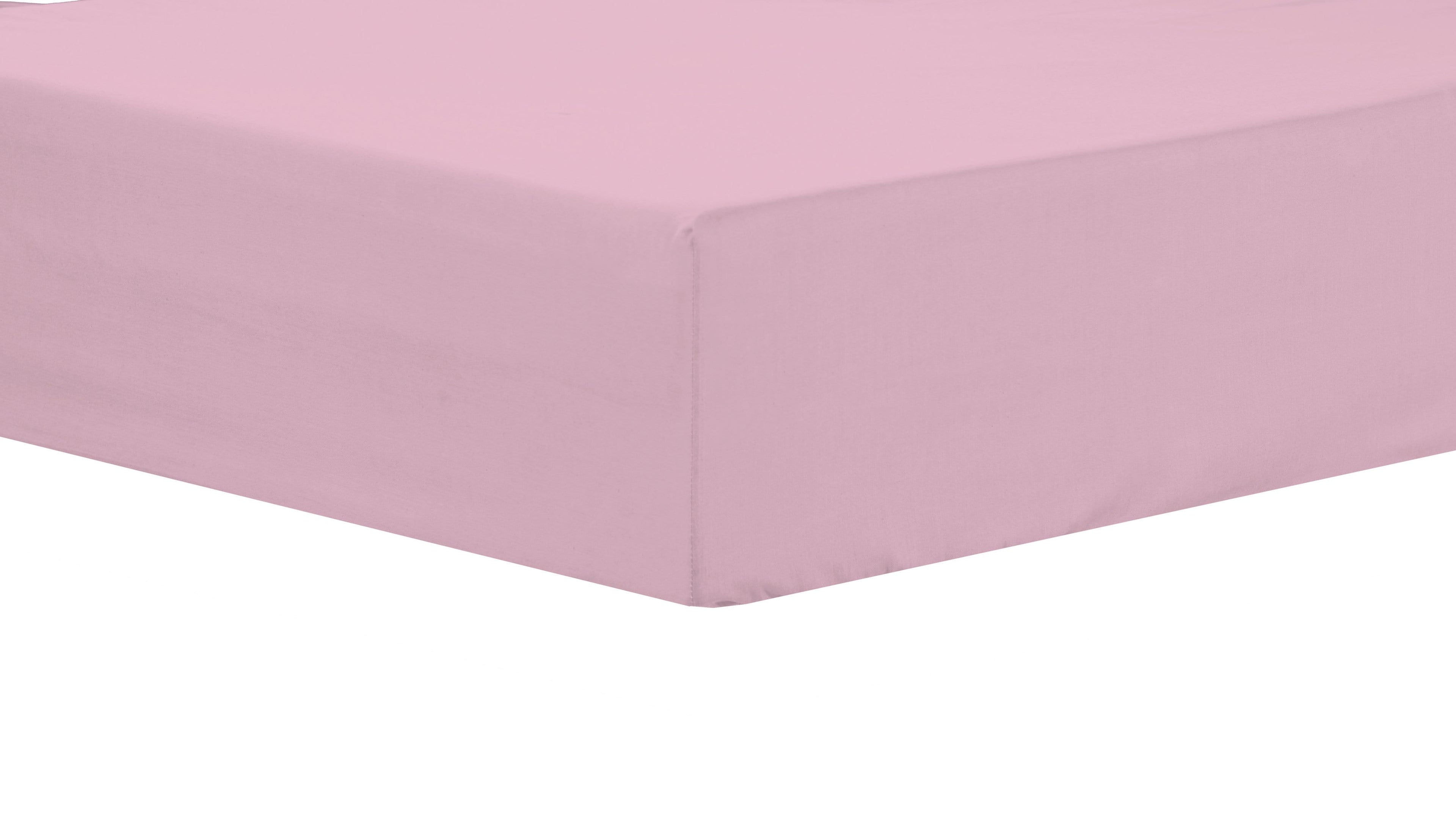 Basics Super Soft Durable Fitted Sheet High-Quality Indus Valley Cotton Linen Elasticated for Perfect Fit Multiple Sizes and Colours OEKO-TEX Certified Bedding