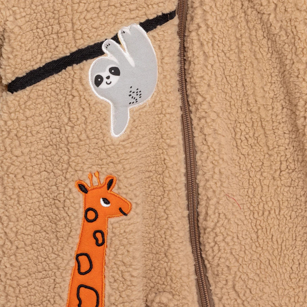 Midimod Newborn Boy Welsoft Jumpsuit - Beige