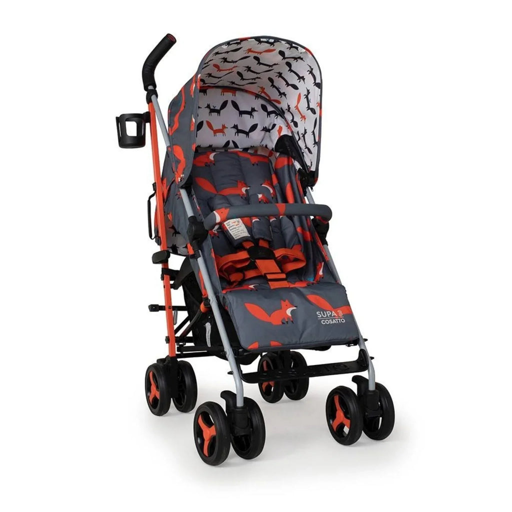 Cosatto Supa 3 Stroller - Charcoal Mister Fox