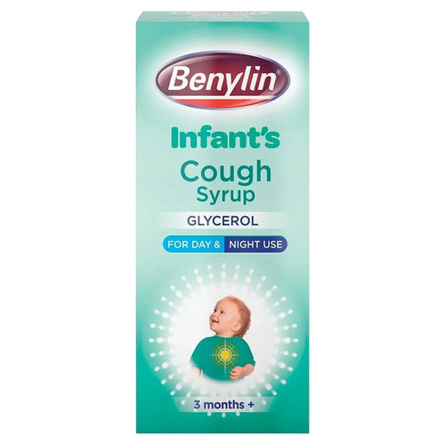 Benylin Infant's Cough Syrup Apple Flavour 3+ months 125ml - Bobobiy