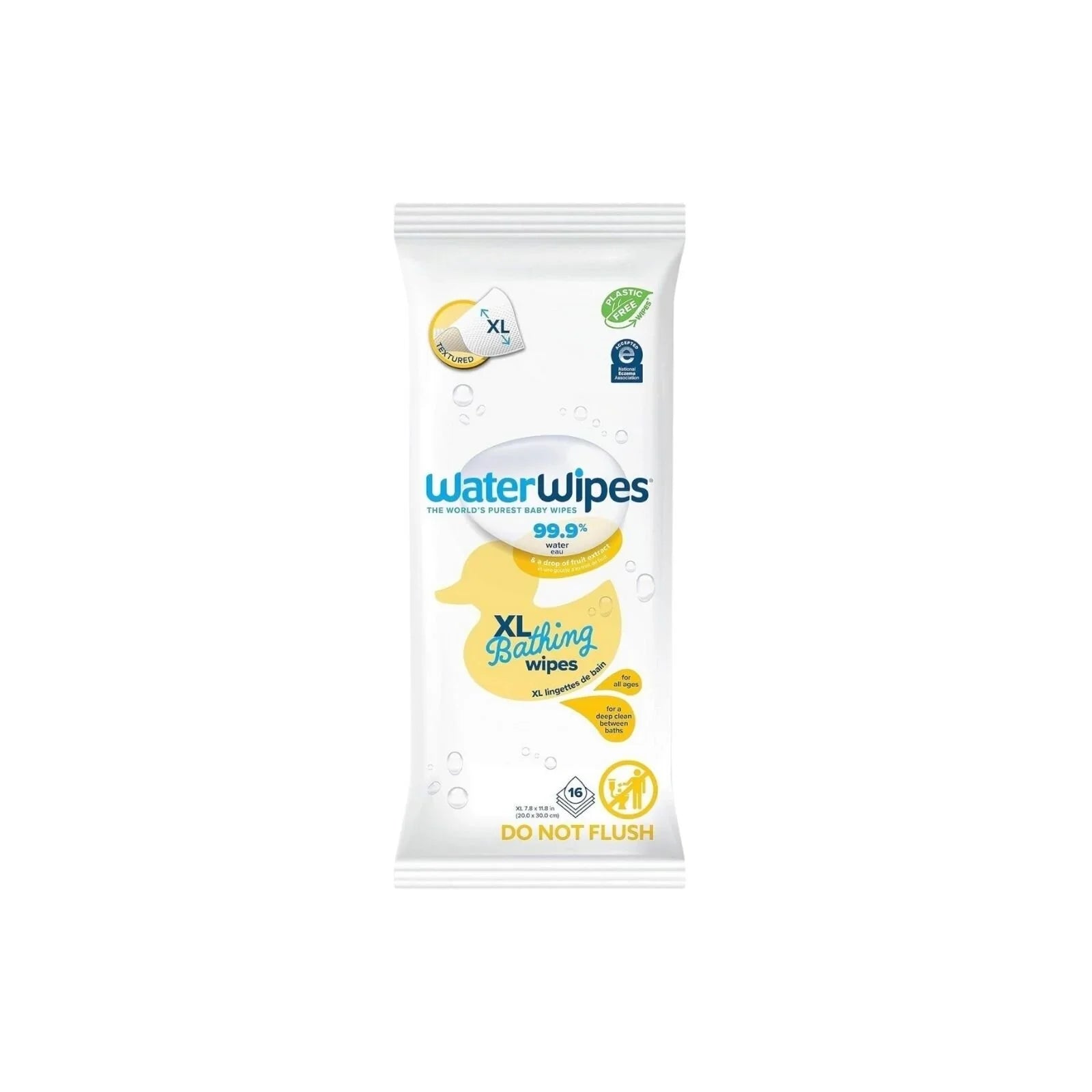 WaterWipes XL Bathing Wipes 16 pcs