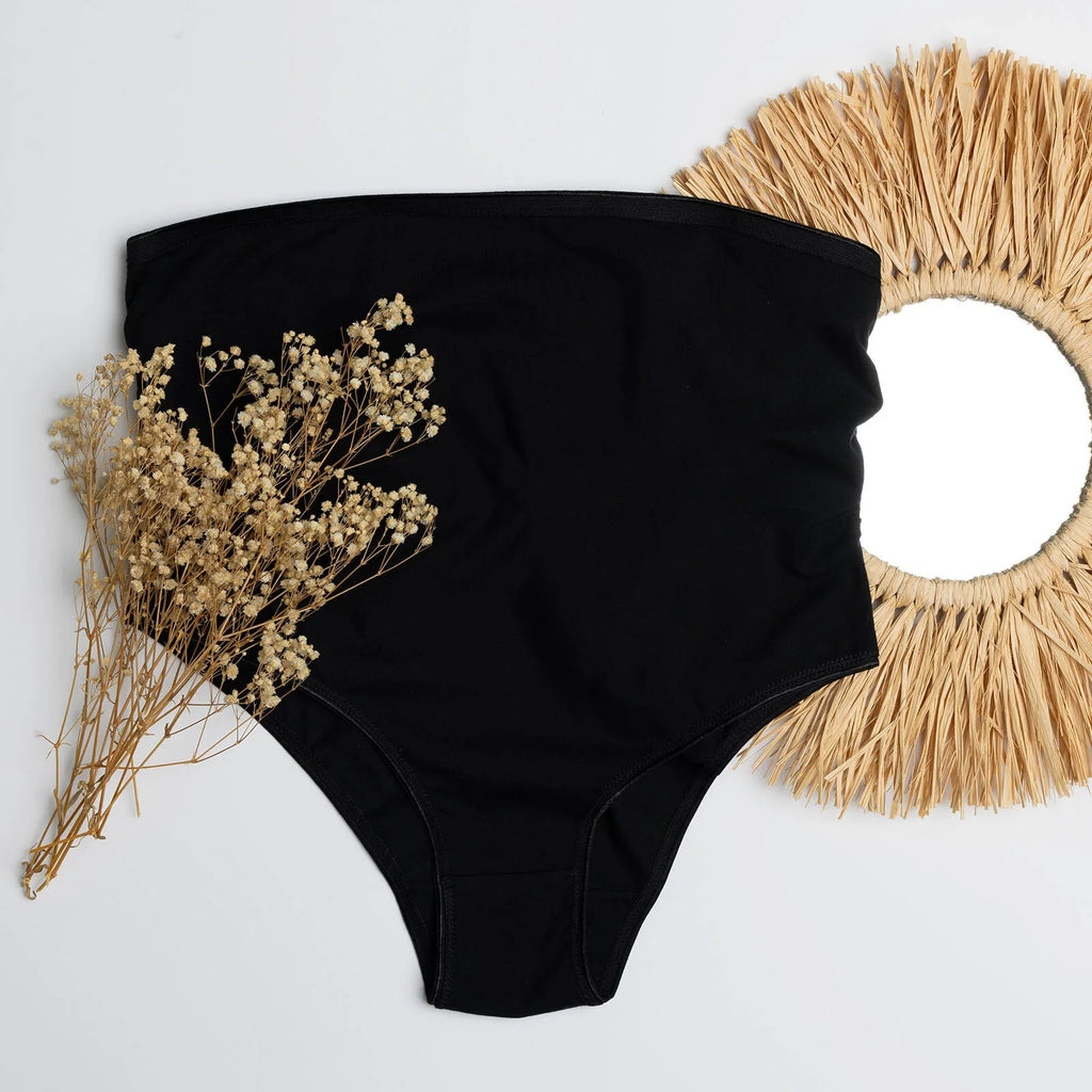 baby mom High Waist Pregnancy Brief - Black