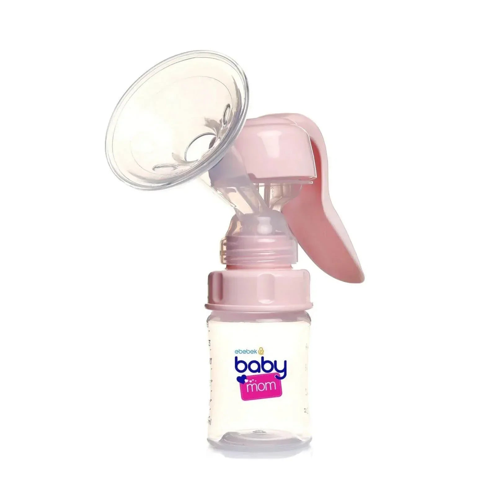baby mom Single Manual Breast Pump - Pink