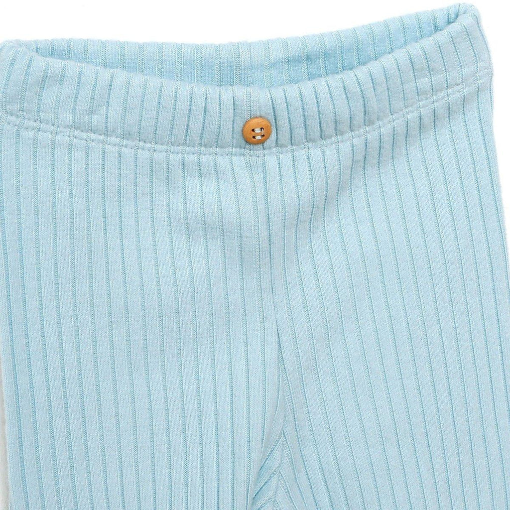 Tuffy Sweatshirt Collared - Footless Bottom - Light Blue - Bobobiy