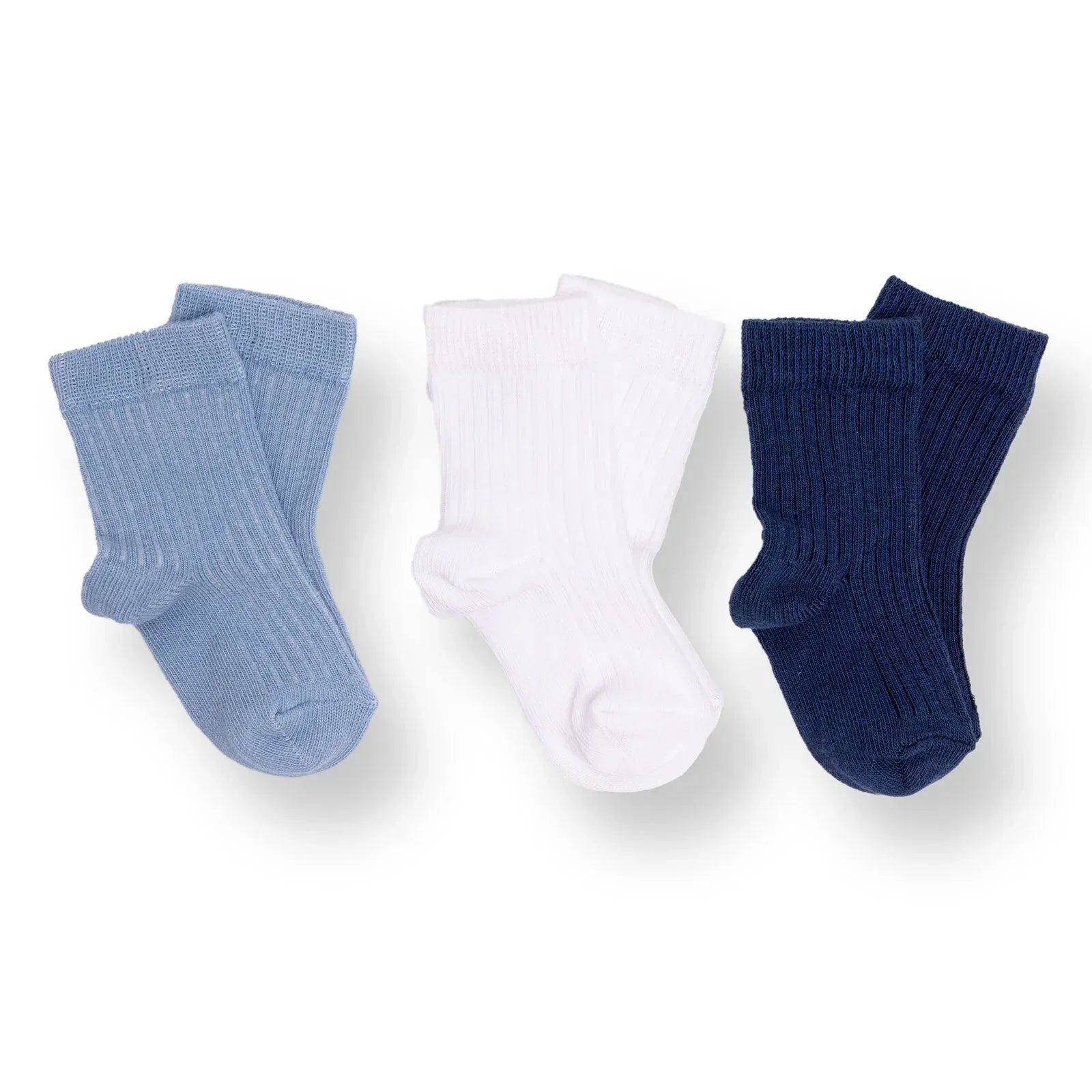 HelloBaby Ankle Socks 3 pcs - Navy Blue - Bobobiy