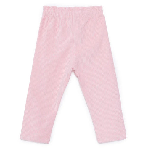 HellloBaby Velvet Trousers - Powder - Bobobiy