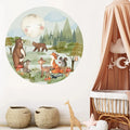 Live Vida Woodland Medium Circle Wall Sticker