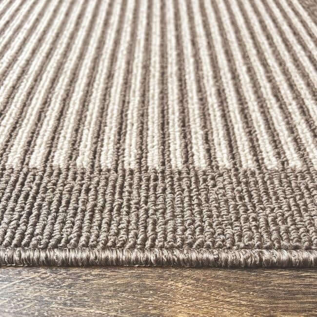 Washable Mat and Runners Stripe Design