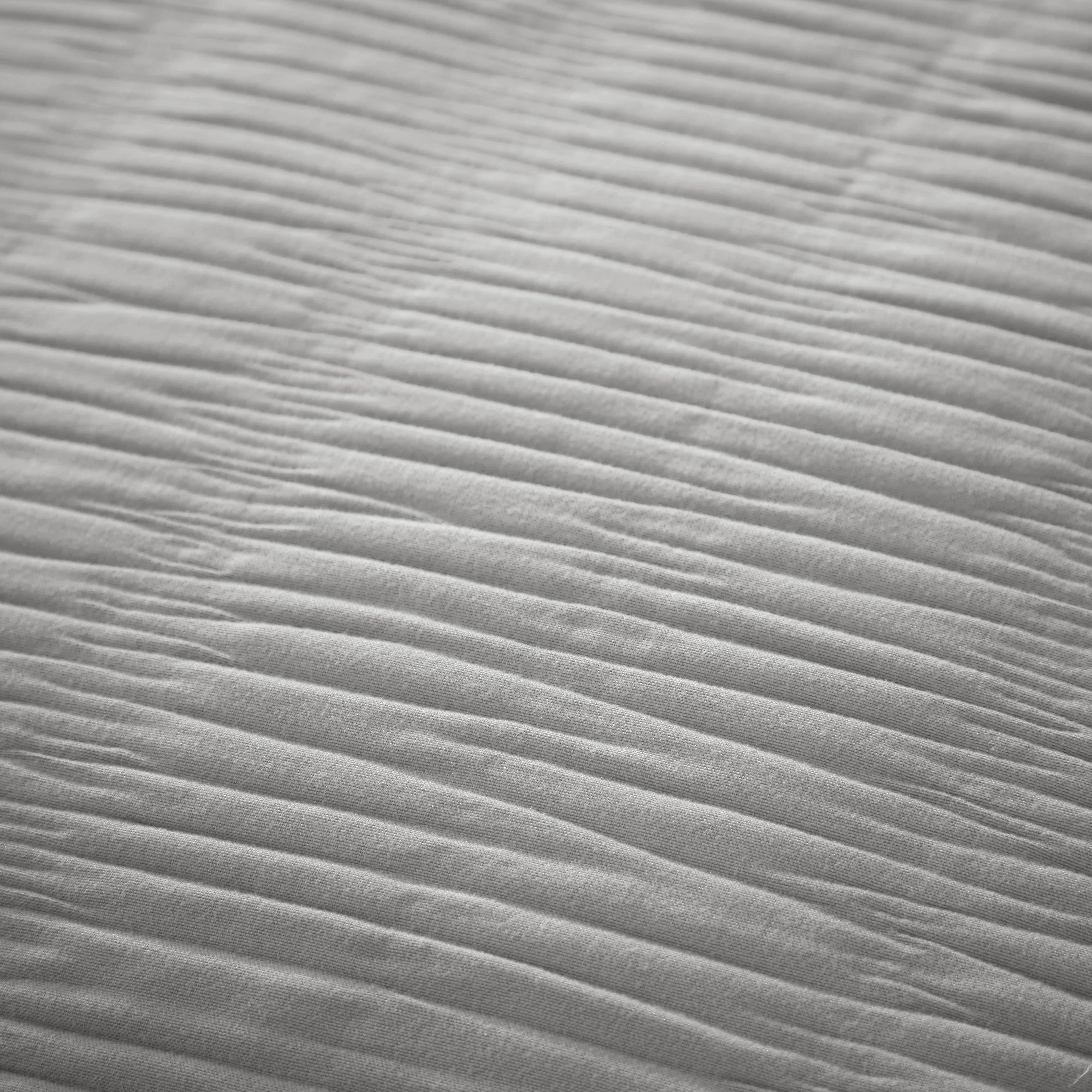 Belgravia Grey Microfibre Duvet Cover Set with Pillowcases Soft Easy Care Modern Quilt Bedding Bed Linen Set