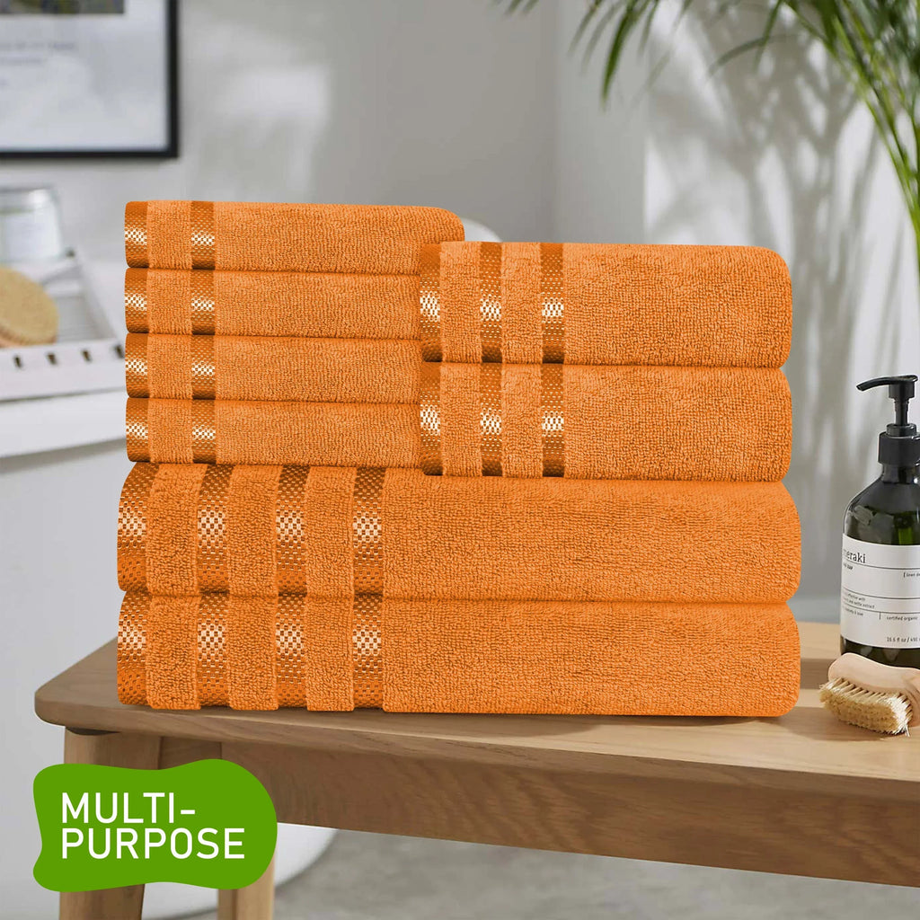 belmont-viscose-stripe-orange-towels-100-cotton-hotel-quality-super-absorbent-10-piece-bale-set-4-hand-towel-12-face-cloths-by-olivia-rocco-towels-1152973826 - Bobobiy