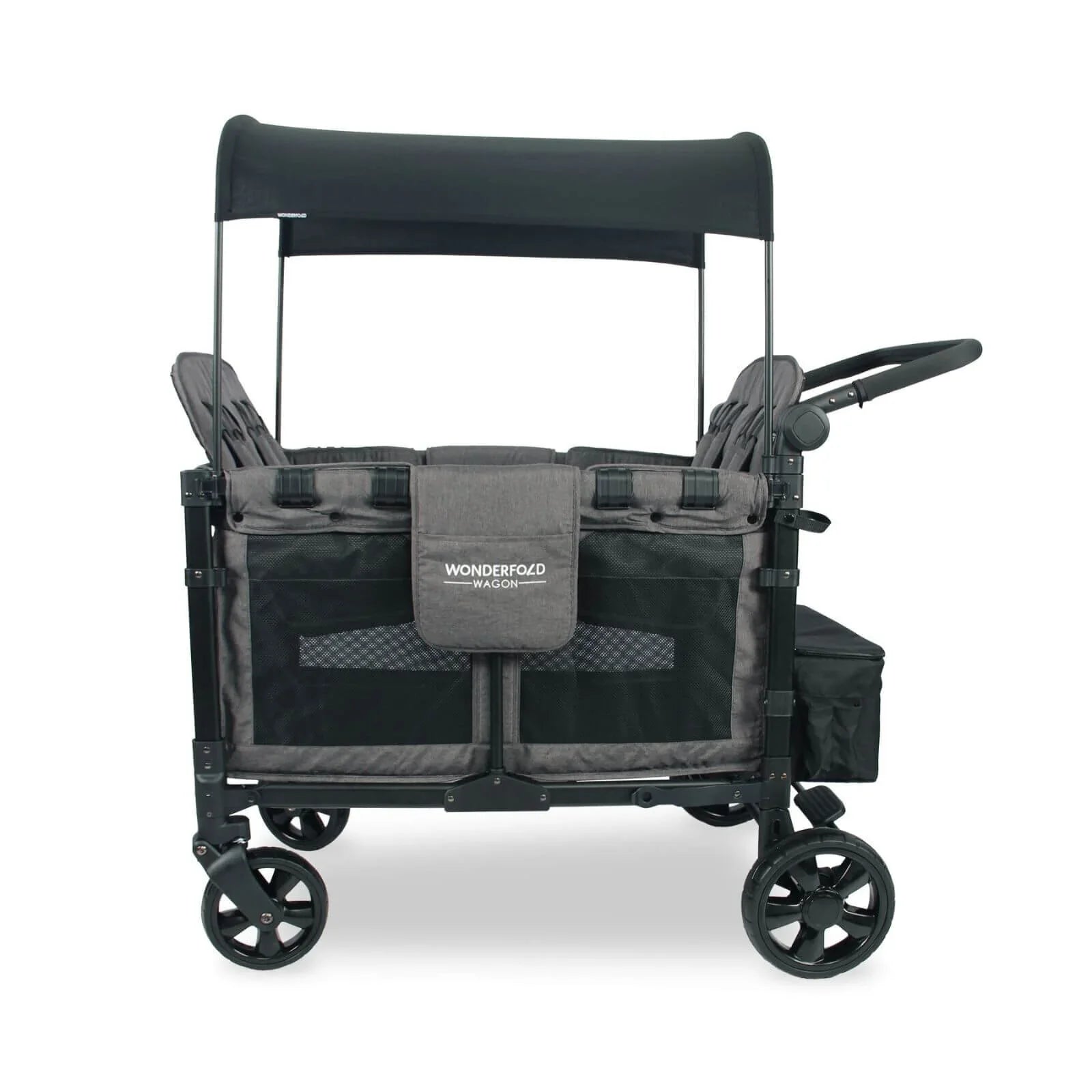 Wonderfold Wagon W4 Elite Quad Stroller Wagon - Charcoal Grey