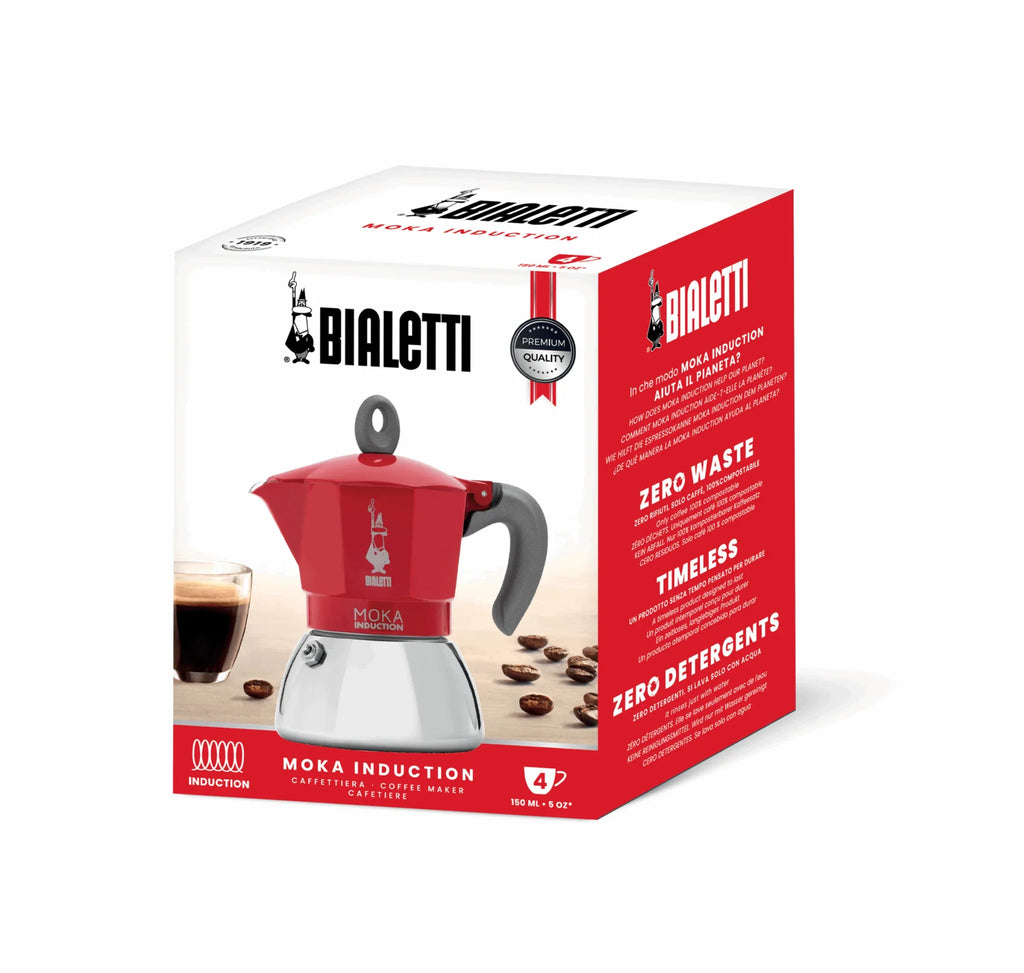 Bialetti Moka Induction Stovetop Coffee Maker - Bobobiy