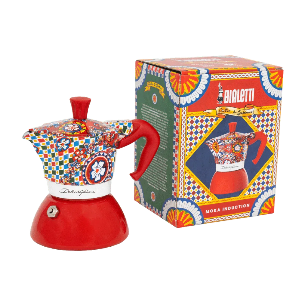 Bialetti X Dolce&Gabbana Sicilian Cart Moka Induction - Bobobiy