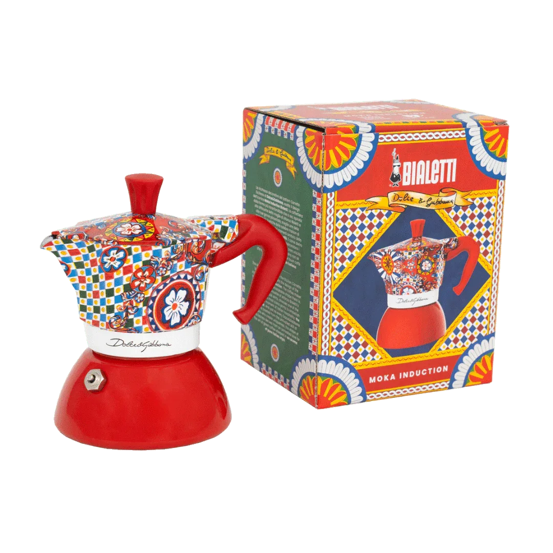 Bialetti X Dolce&Gabbana Sicilian Cart Moka Induction - Bobobiy