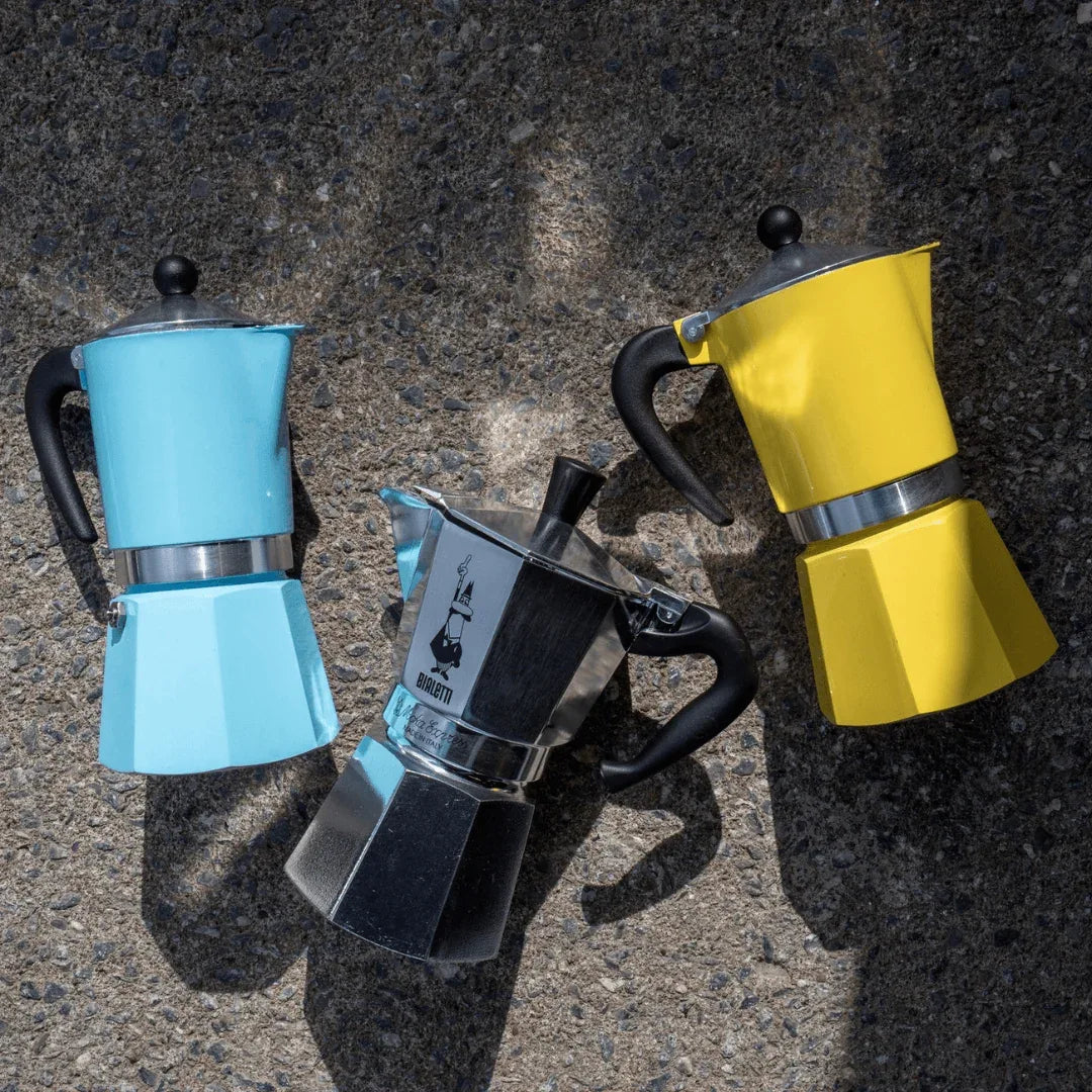 Bialetti Rainbow Aluminium Stovetop Coffee Maker - Bobobiy