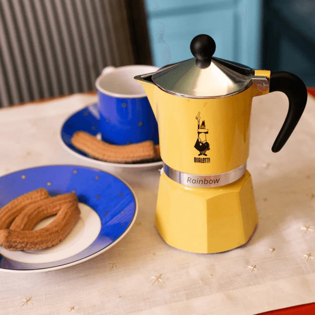 Bialetti Rainbow Aluminium Stovetop Coffee Maker - Bobobiy