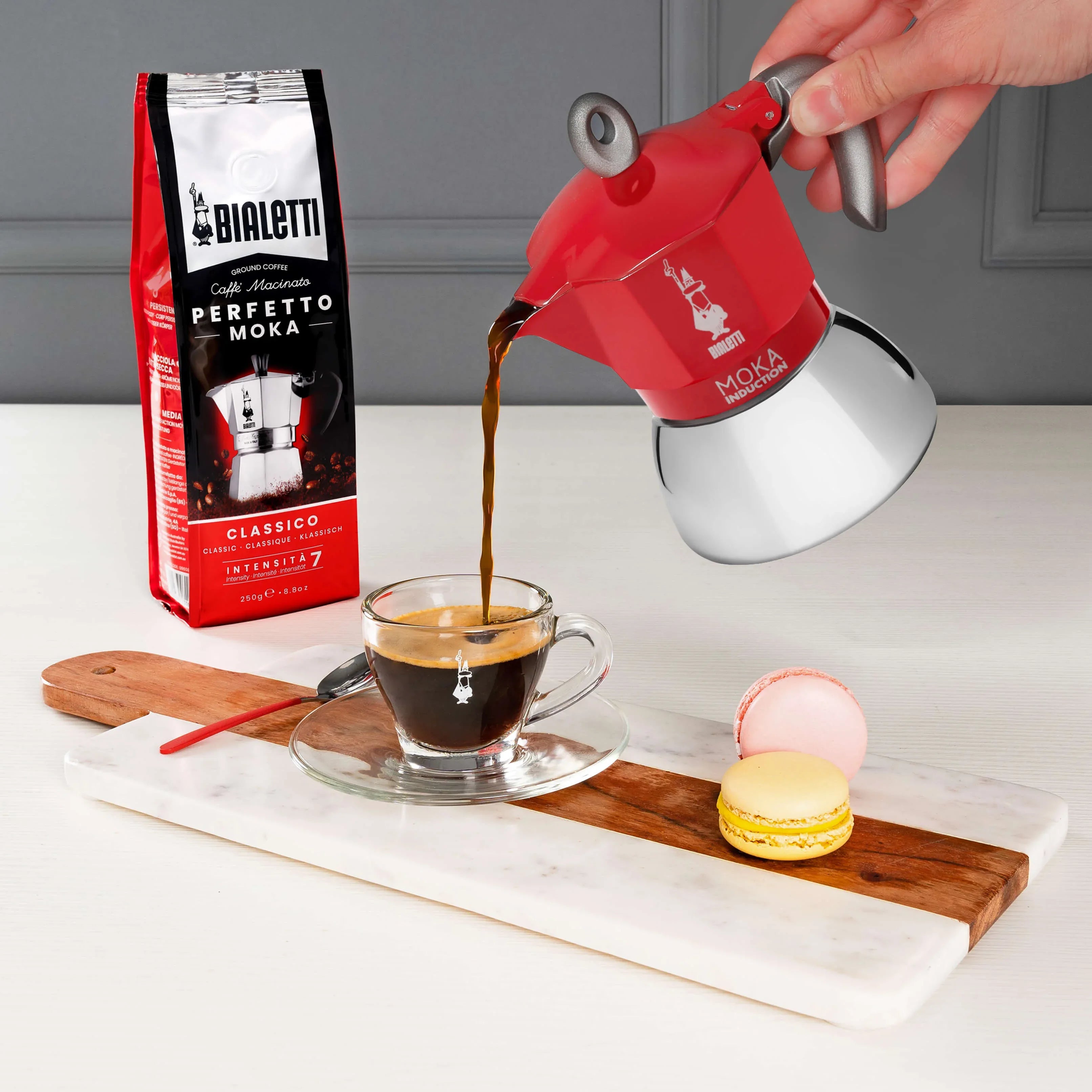 Bialetti Moka Induction Stovetop Coffee Maker - Bobobiy