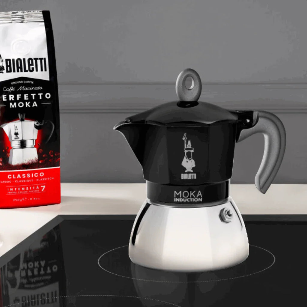 Bialetti Moka Induction Stovetop Coffee Maker - Bobobiy