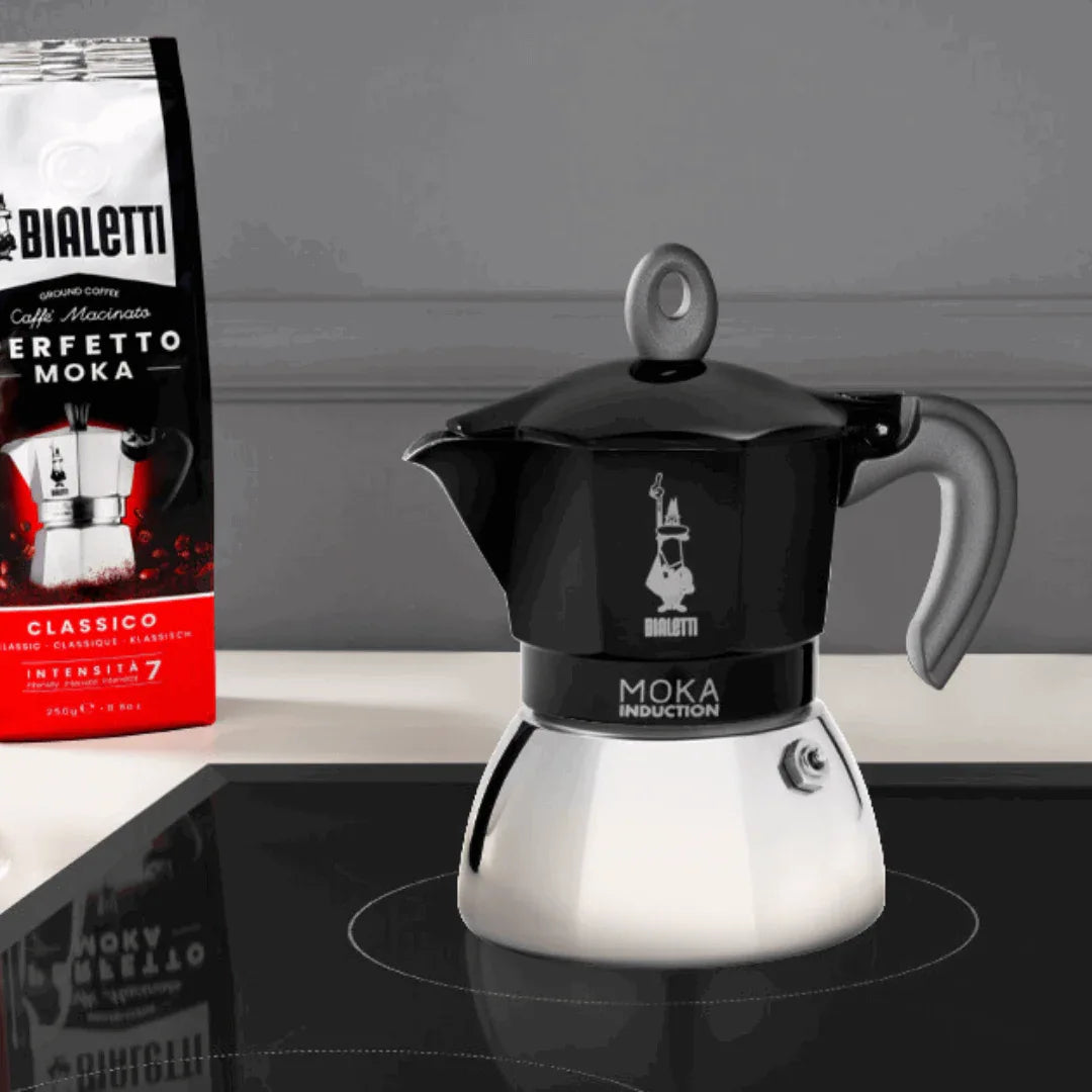 Bialetti Moka Induction Stovetop Coffee Maker - Bobobiy