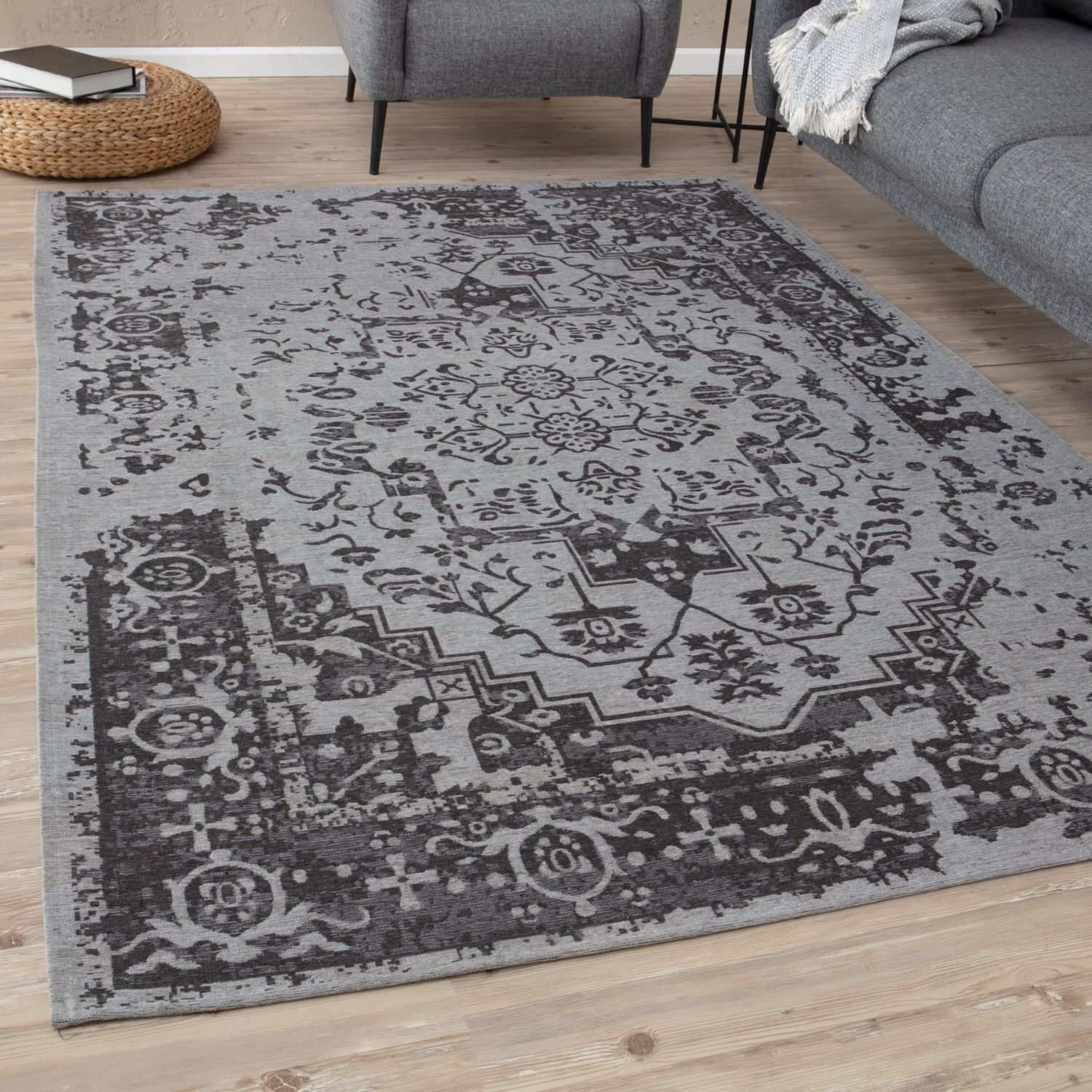 Washable Rug Carina Grey | 6963