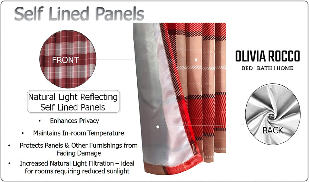 Blackout Thermal Curtains with Check and Marble Design Energy Saving Light Blocking Panels Multiple Sizes and Colours