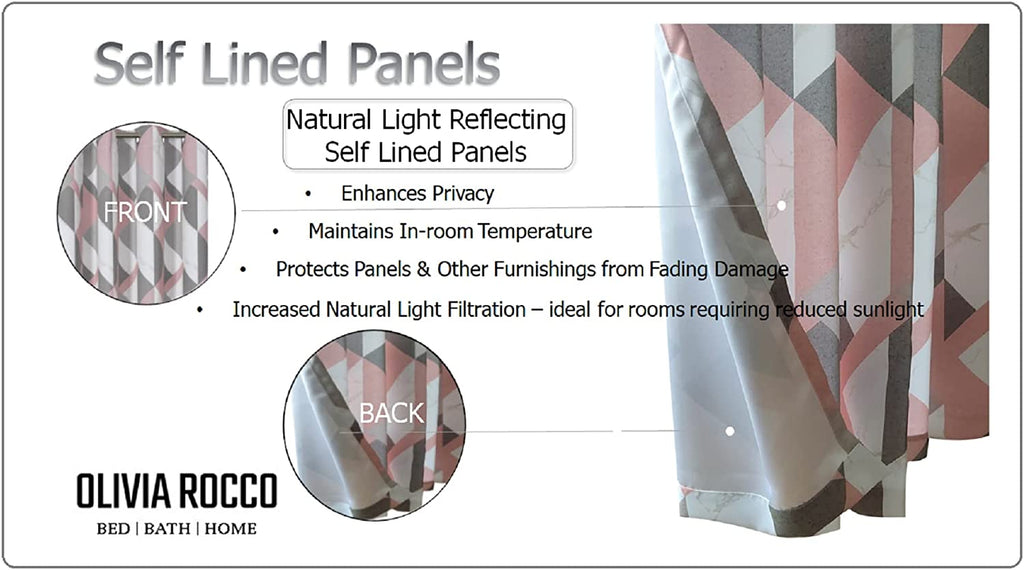 Blackout Thermal Curtains with Check and Marble Design Energy Saving Light Blocking Panels Multiple Sizes and Colours