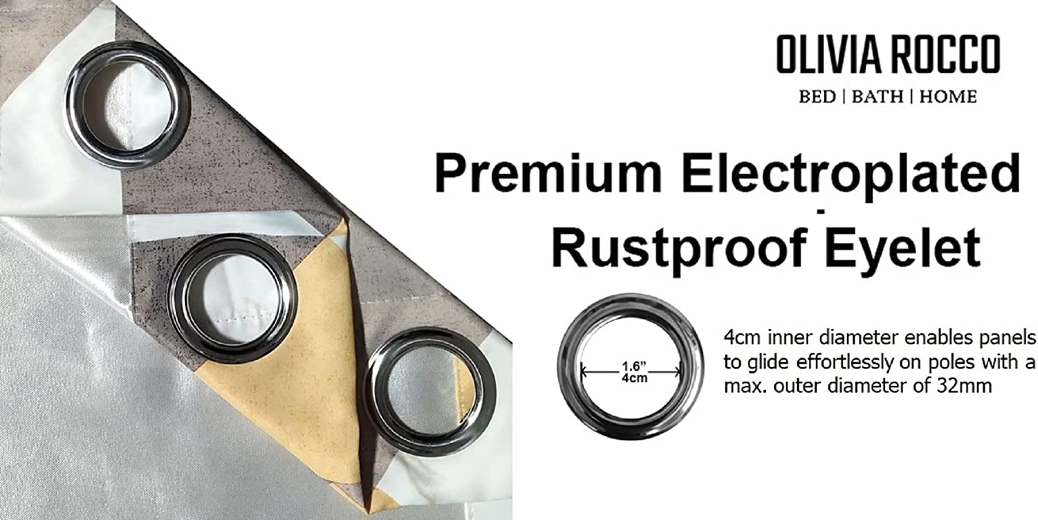 Blackout Thermal Curtains with Check and Marble Design Energy Saving Light Blocking Panels Multiple Sizes and Colours