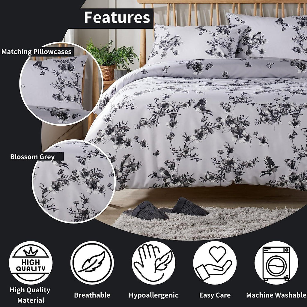 blossom-grey-reversible-duvet-cover-set-elegant-comfortable-polyester-blend-with-button-closure-available-in-single-double-king-sizes-by-olivia-rocco-duvet-cover-917236036 - Bobobiy