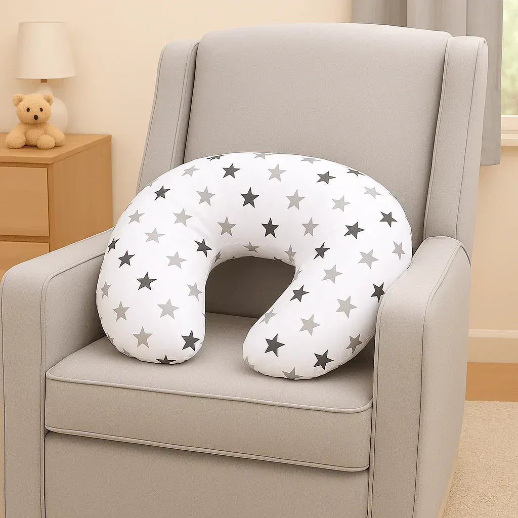 breast-feeding-maternity-nursing-pillow-silver-twinkle-1852894 - Bobobiy