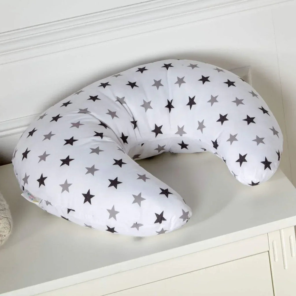 breast-feeding-maternity-nursing-pillow-silver-twinkle-230359 - Bobobiy