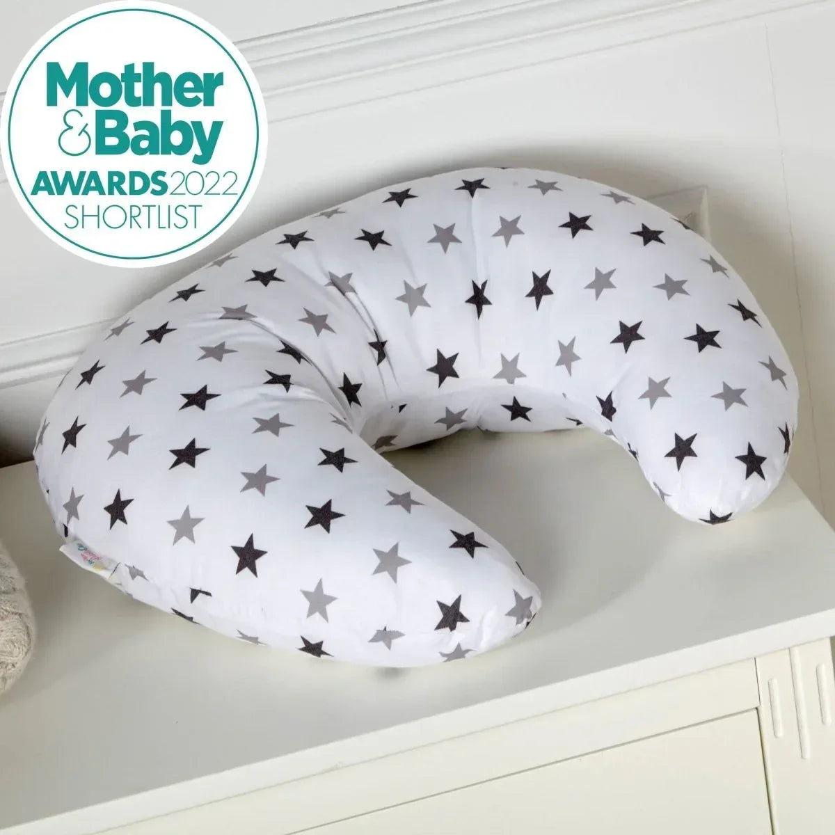 breast-feeding-nursing-pillow-silver-twinkle-cover-only-633805 - Bobobiy