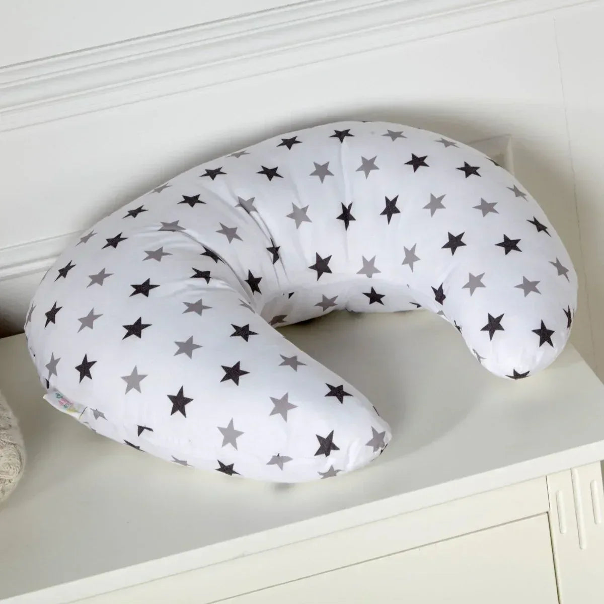 breast-feeding-nursing-pillow-silver-twinkle-cover-only-784404 - Bobobiy