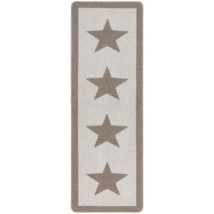 Washable Mat and Runner Star Design