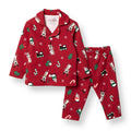 HelloBaby Christmas Baby Boy Long Sleeve Pyjamas Set - Red - Bobobiy