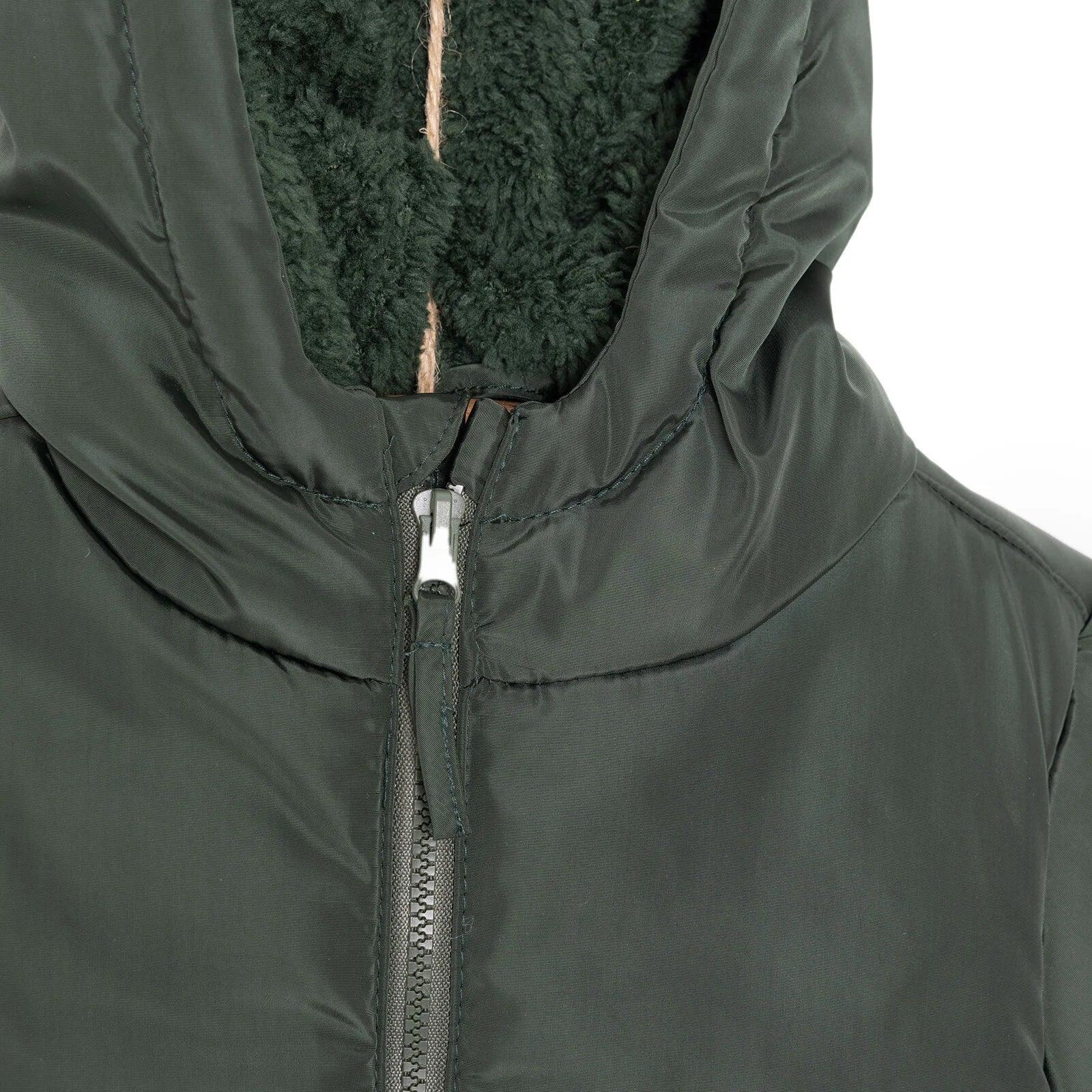 HelloBaby Hooded Coat - Green - Bobobiy