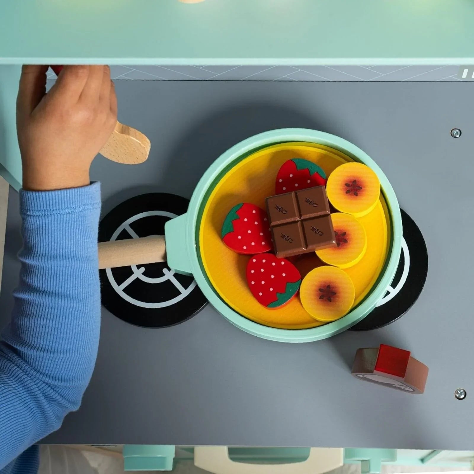 Owl & Fox Wooden Imagination Kitchen Pancake Set