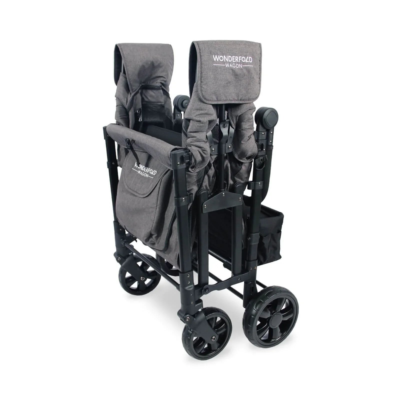 Wonderfold Wagon W4 Elite Quad Stroller Wagon - Charcoal Grey