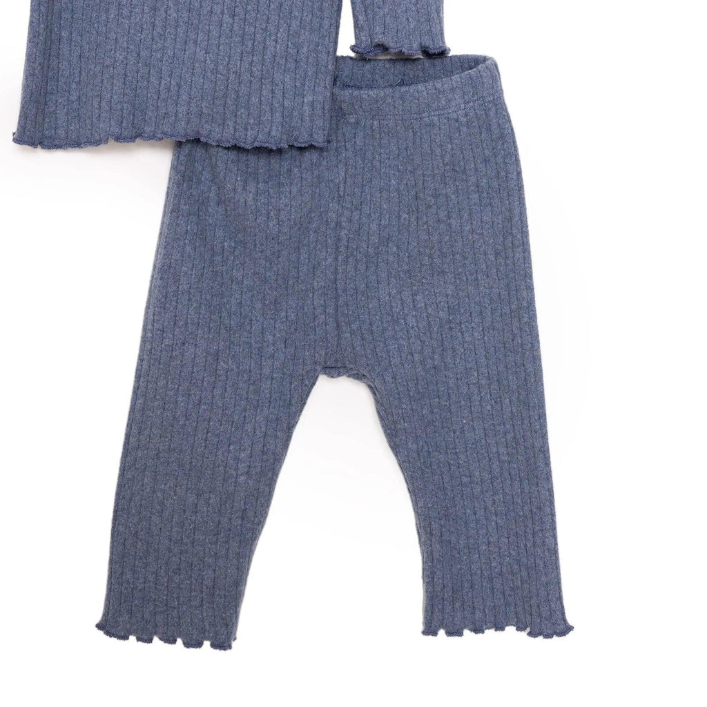 HelloBaby Boy Long Sleeve Pyjamas Set - Indigo - Bobobiy