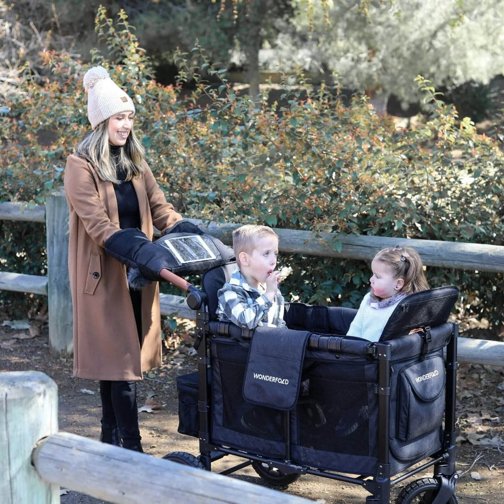 Wonderfold W2 Luxe Double Wagon - Charcoal Grey