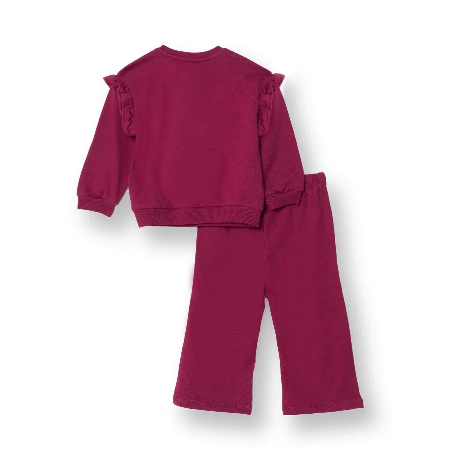 HelloBaby Jogging Set - Maroon - Bobobiy