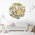 Live Vida Tropical Safari Circle Wall Sticker