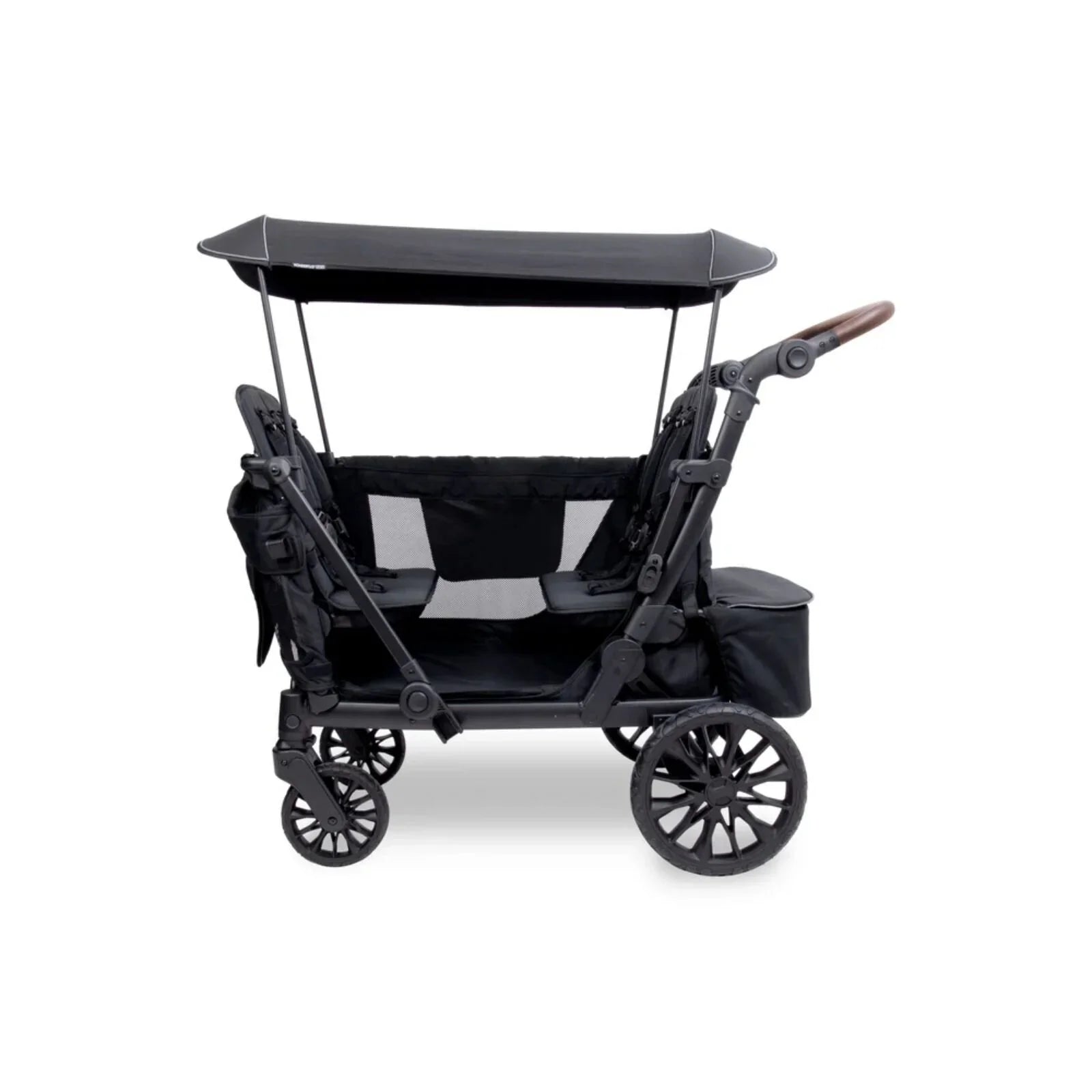 Wonderfold L4 Quad Stroller Wagon - Black