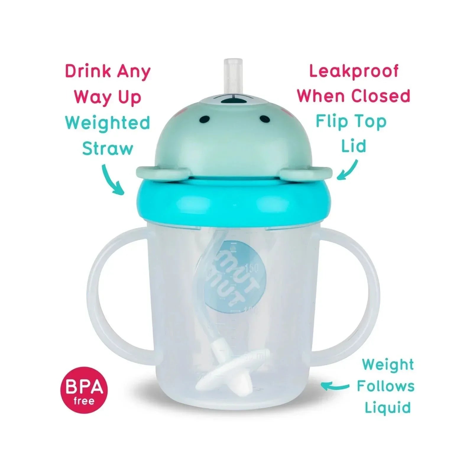 TUM TUM Tippy Up Cup - Boris Bear - Bobobiy
