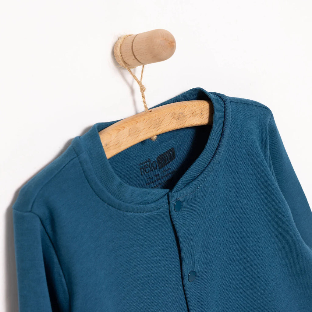 HelloBaby Basic Boy Cardigan - Dark Blue