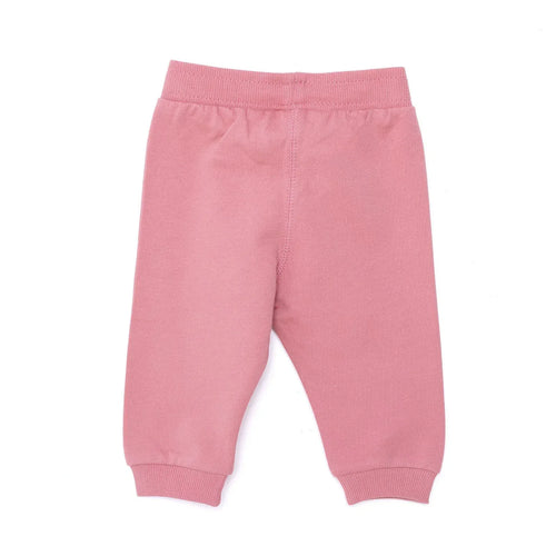 HelloBaby Basic Girl Low Raised Joggers - Light Rose - Bobobiy