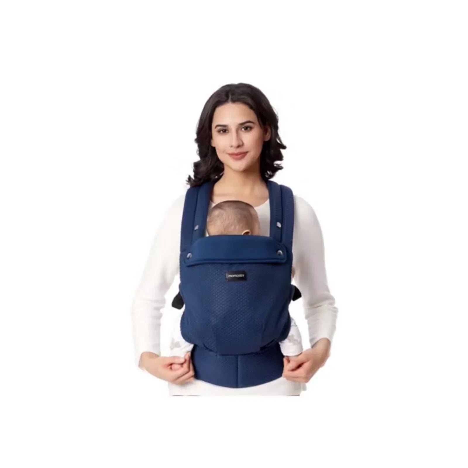 Momcozy Baby Carrier Newborn to Toddler Air Mesh - Blue